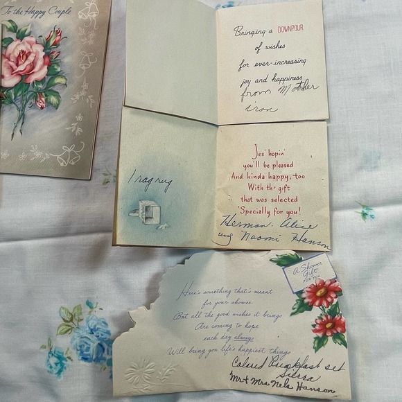 Lot of Kitsch Shower Cards and Wedding Cards - Picture 6 of 14